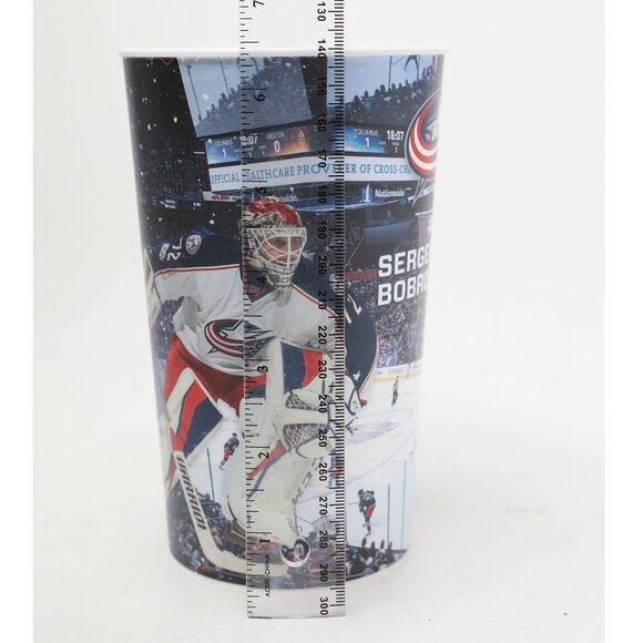 Vintage NHL Columbus Blue Jackets Plastic Tumbler Cup #72 Sergei Bobrovsky - Picture 3 of 8